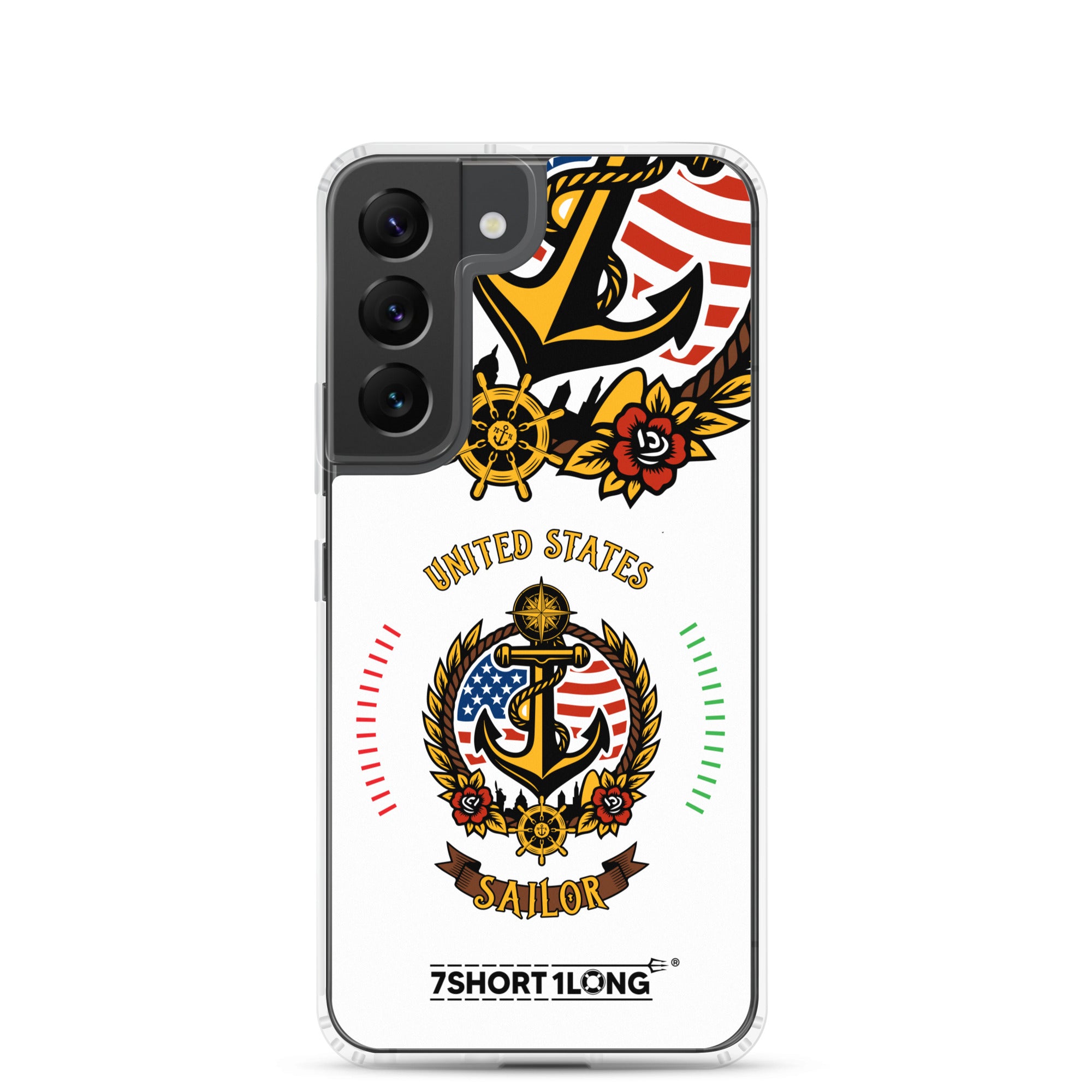US American Sailor Samsung Case Seafarer Anchor Design
