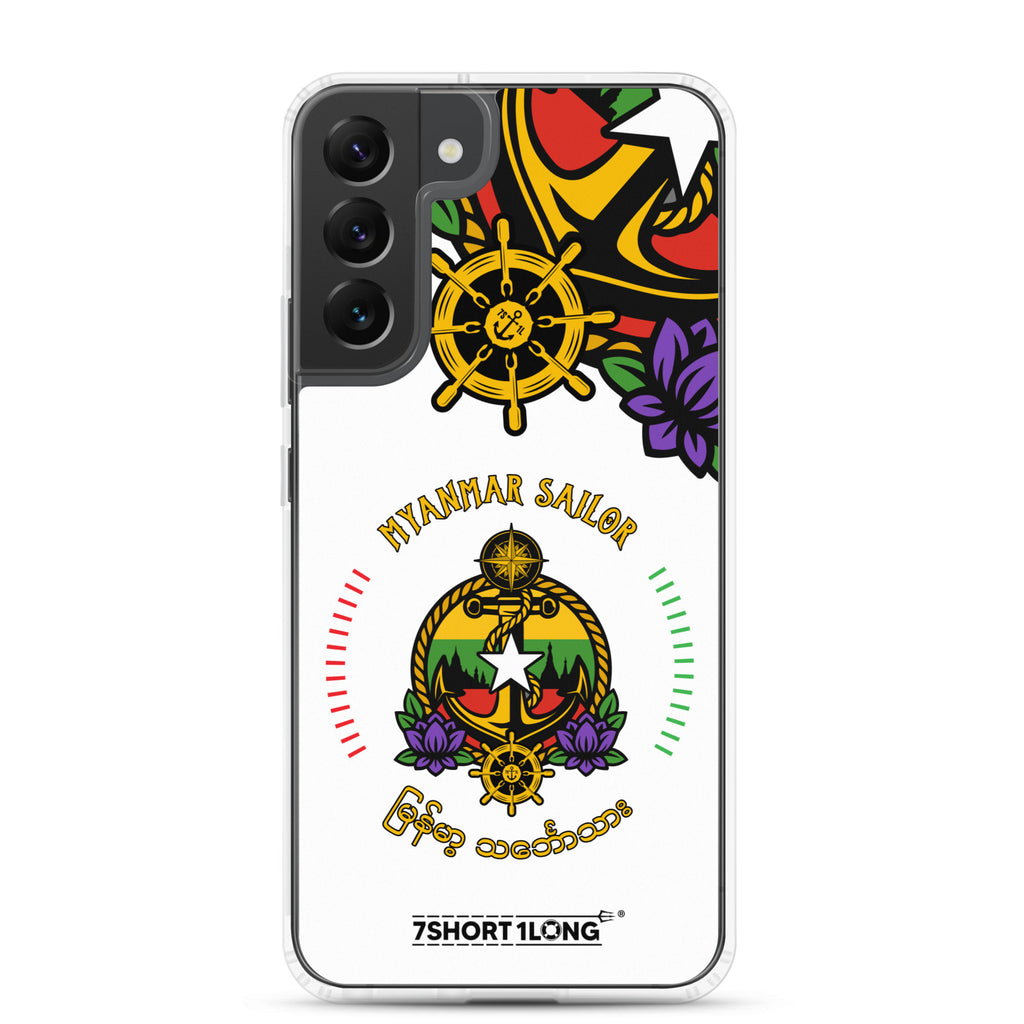 Myanmar Sailor Samsung Case Seafarer Anchor Design