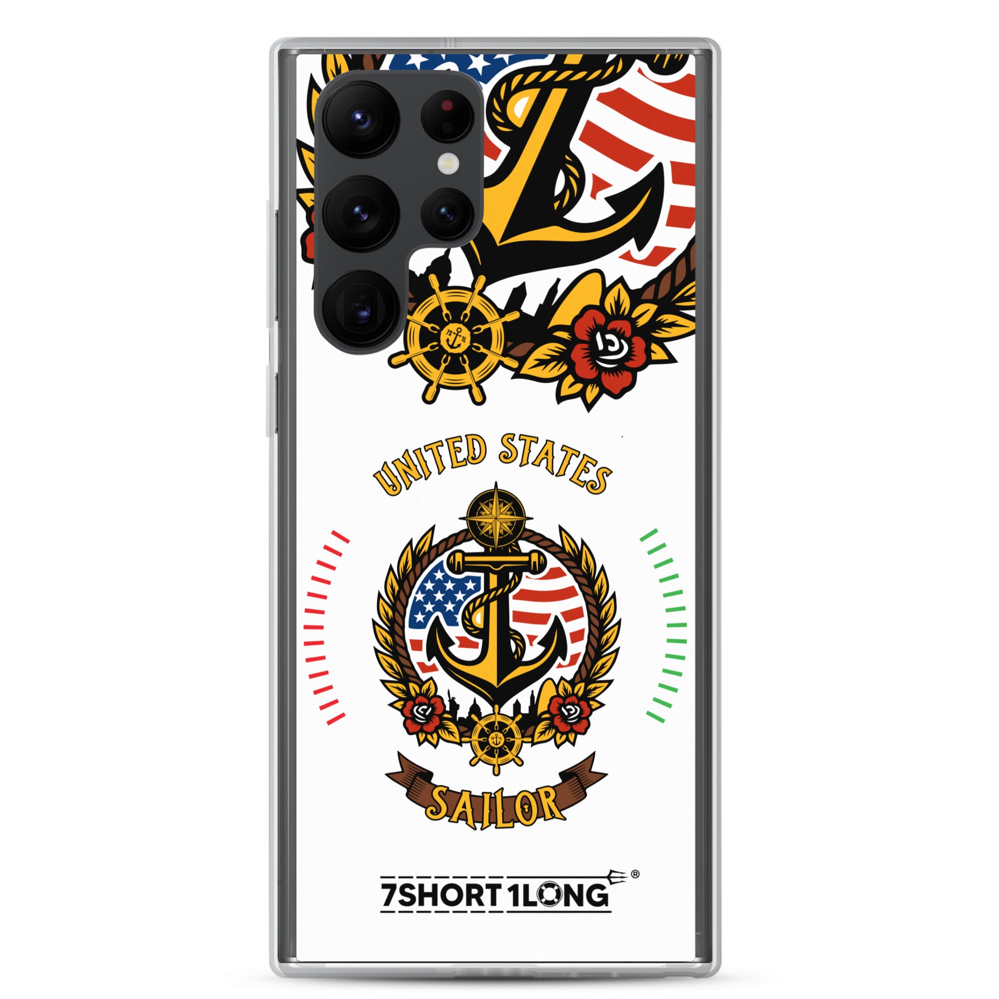 US American Sailor Samsung Case Seafarer Anchor Design