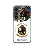 Clear Samsung Galaxy S23 case with Filipino nautical seafarer anchor design by 7SHORT1LONG®.