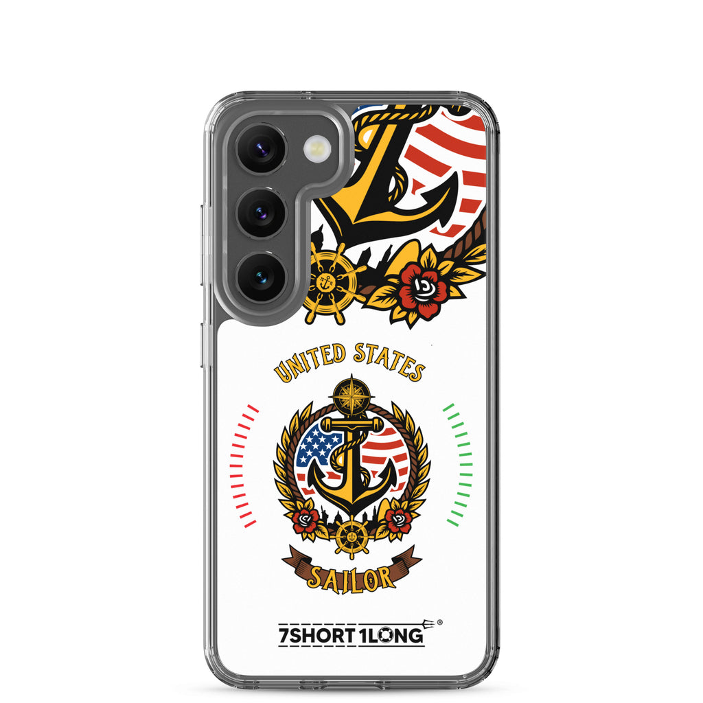 US American Sailor Samsung Case Seafarer Anchor Design