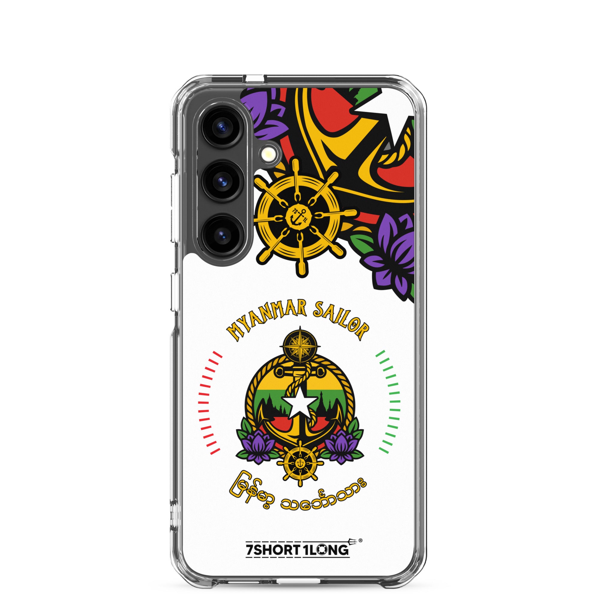 Myanmar Sailor Samsung Case Seafarer Anchor Design