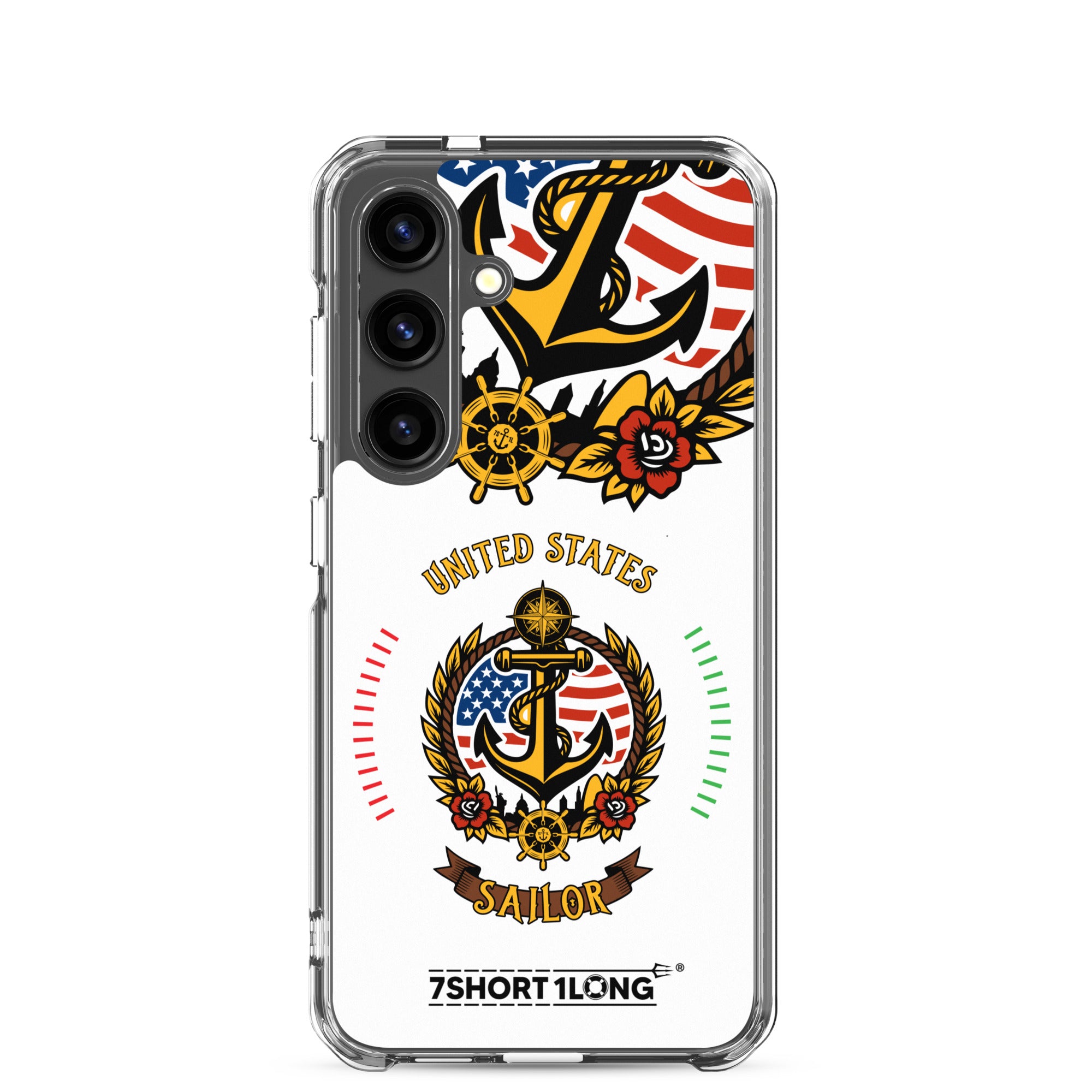 US American Sailor Samsung Case Seafarer Anchor Design