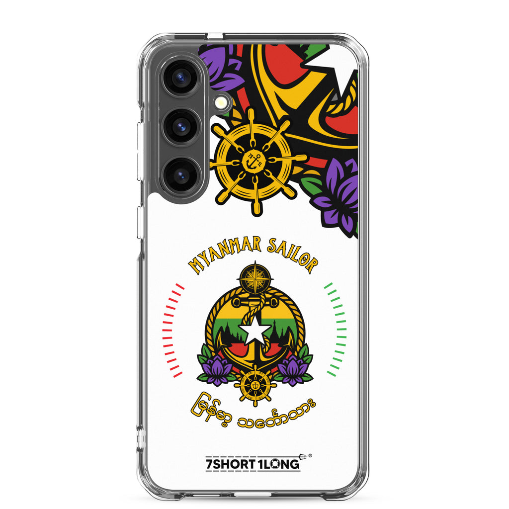 Myanmar Sailor Samsung Case Seafarer Anchor Design