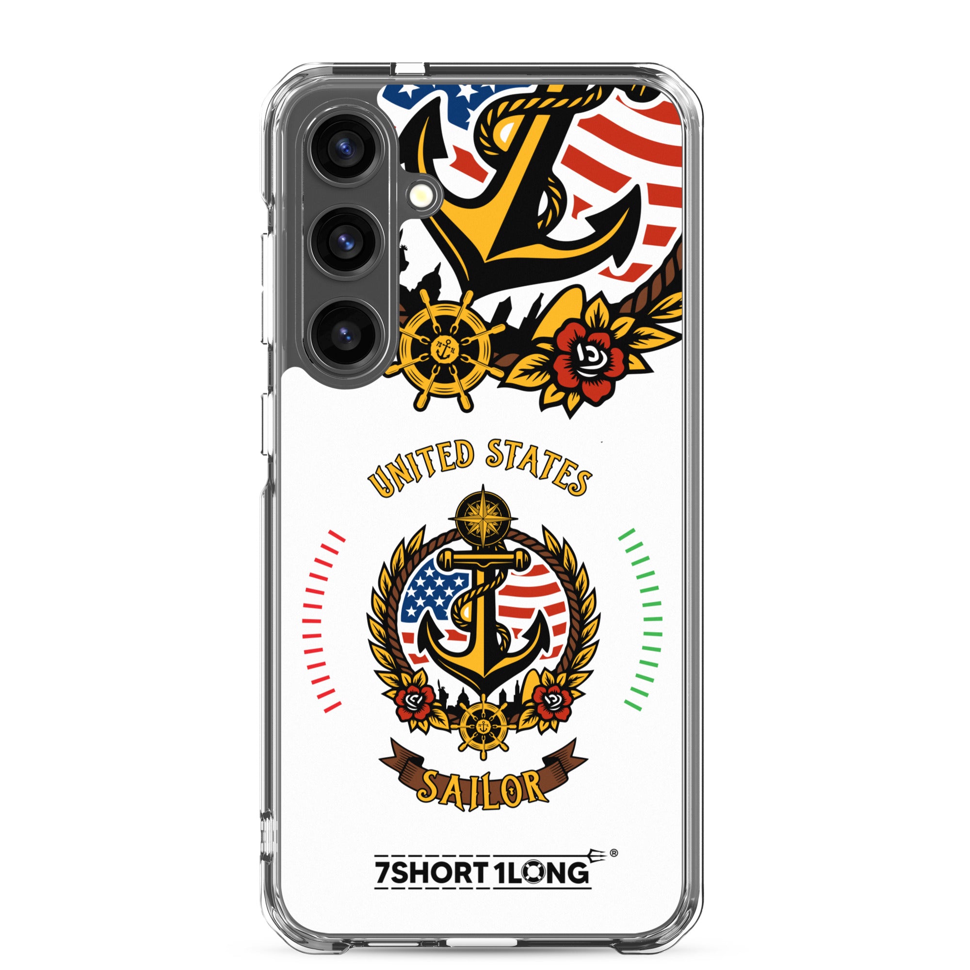 US American Sailor Samsung Case Seafarer Anchor Design