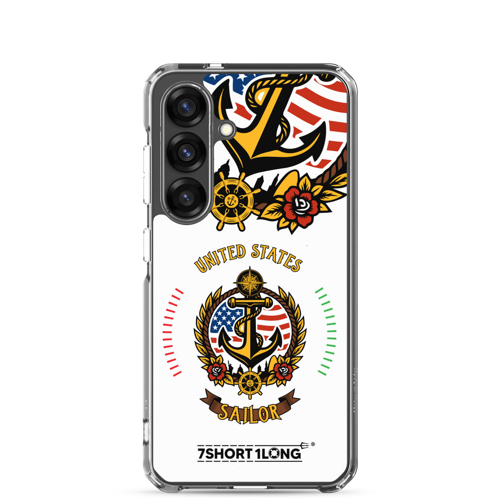 US American Sailor Samsung Case Seafarer Anchor Design
