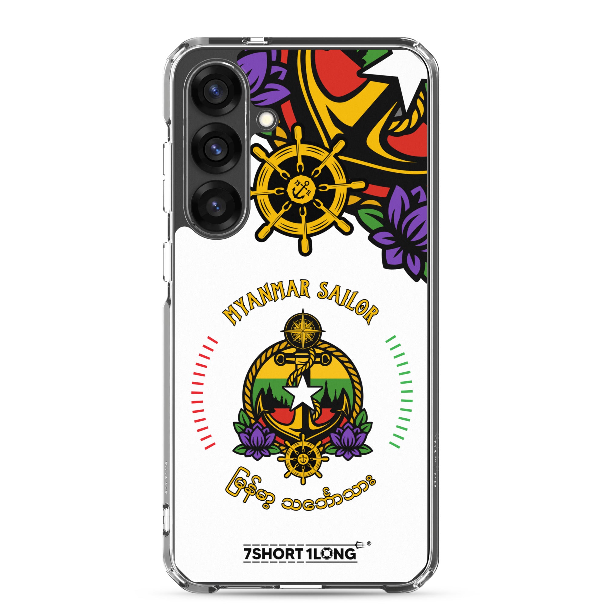 Myanmar Sailor Samsung Case Seafarer Anchor Design