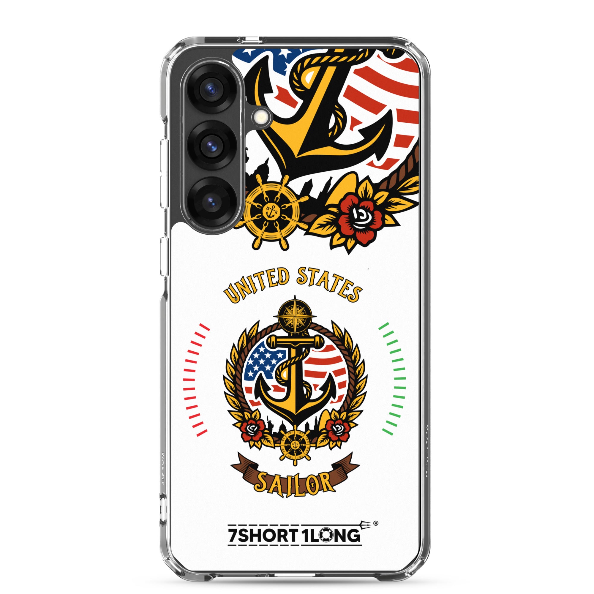 US American Sailor Samsung Case Seafarer Anchor Design