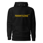 Unisex black Indian Sailor Hoodie by 7SHORT1LONG® with front graphic, made of cotton-heritage fabric, casual and comfortable pullover style.