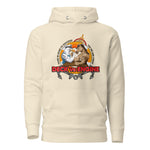 Crew hoodie with a clean maritime design representing the relationship and balance between deck and engine departments on commercial ships.