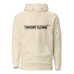 Unisex Seafarer Daily Life Hoodie by 7SHORT1LONG® in bone cotton heritage fabric, front view showcasing cozy pullover design.