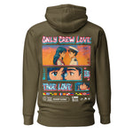 Crew hoodie featuring the tanime scene“Crew Love Is True Love,” representing connection, trust, and relationships formed between crew members at sea.