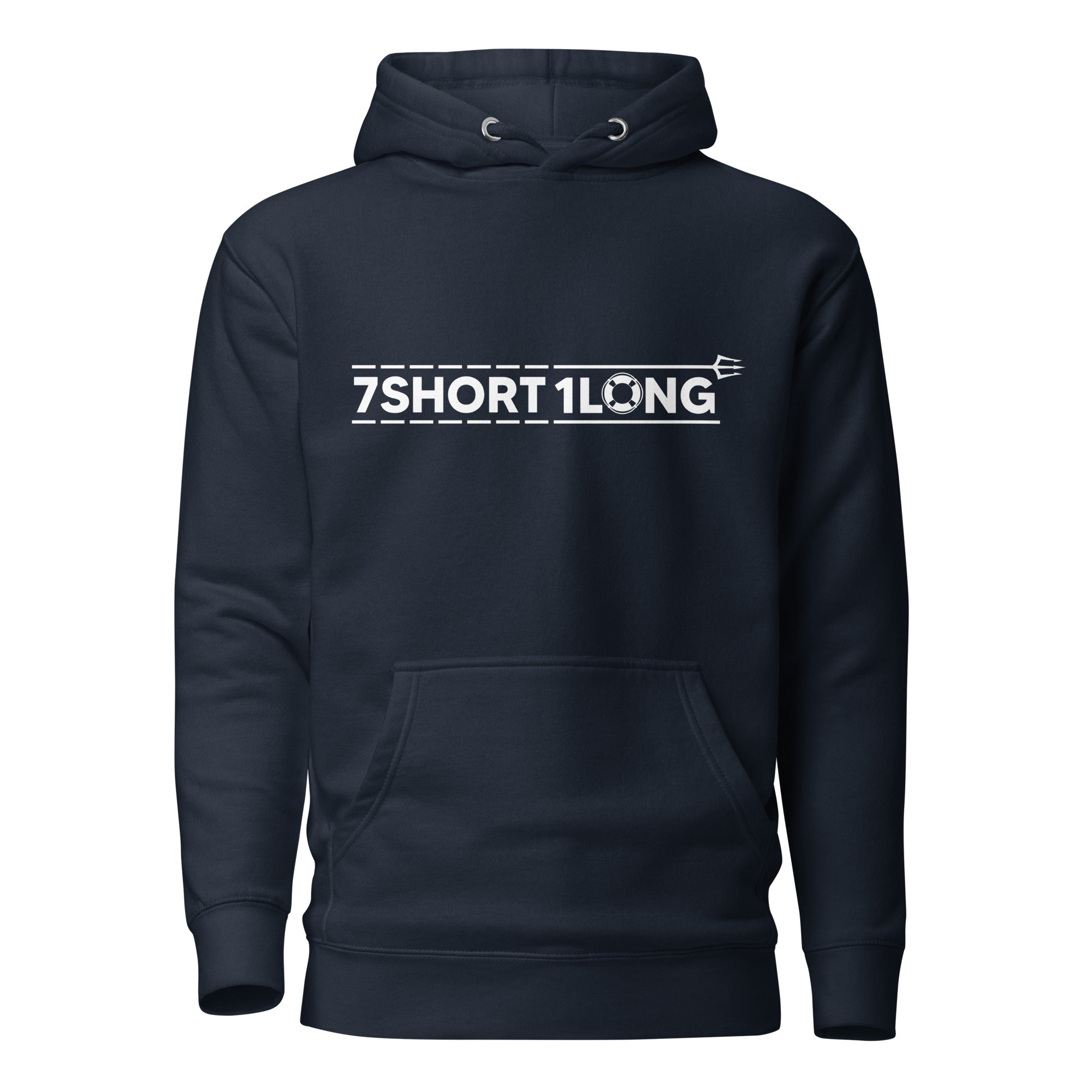 Crew hoodie inspired by lifeboat operations and SOLAS safety regulations, representing abandon ship procedures and maritime survival readiness.