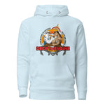 Crew hoodie with a clean maritime design representing the relationship and balance between deck and engine departments on commercial ships.