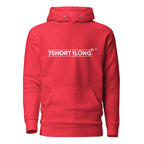 Unisex Seafarer Daily Life Hoodie by 7SHORT1LONG® in team red, featuring a cotton heritage fabric and front design.