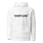 White Seafarer Daily Life Hoodie by 7SHORT1LONG® featuring a unisex cotton heritage pullover with front design.