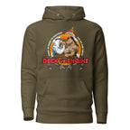 7SHORT1LONG® Deck vs Engine Department hoodie featuring a crew neck design and printed deck and engine department graphics.