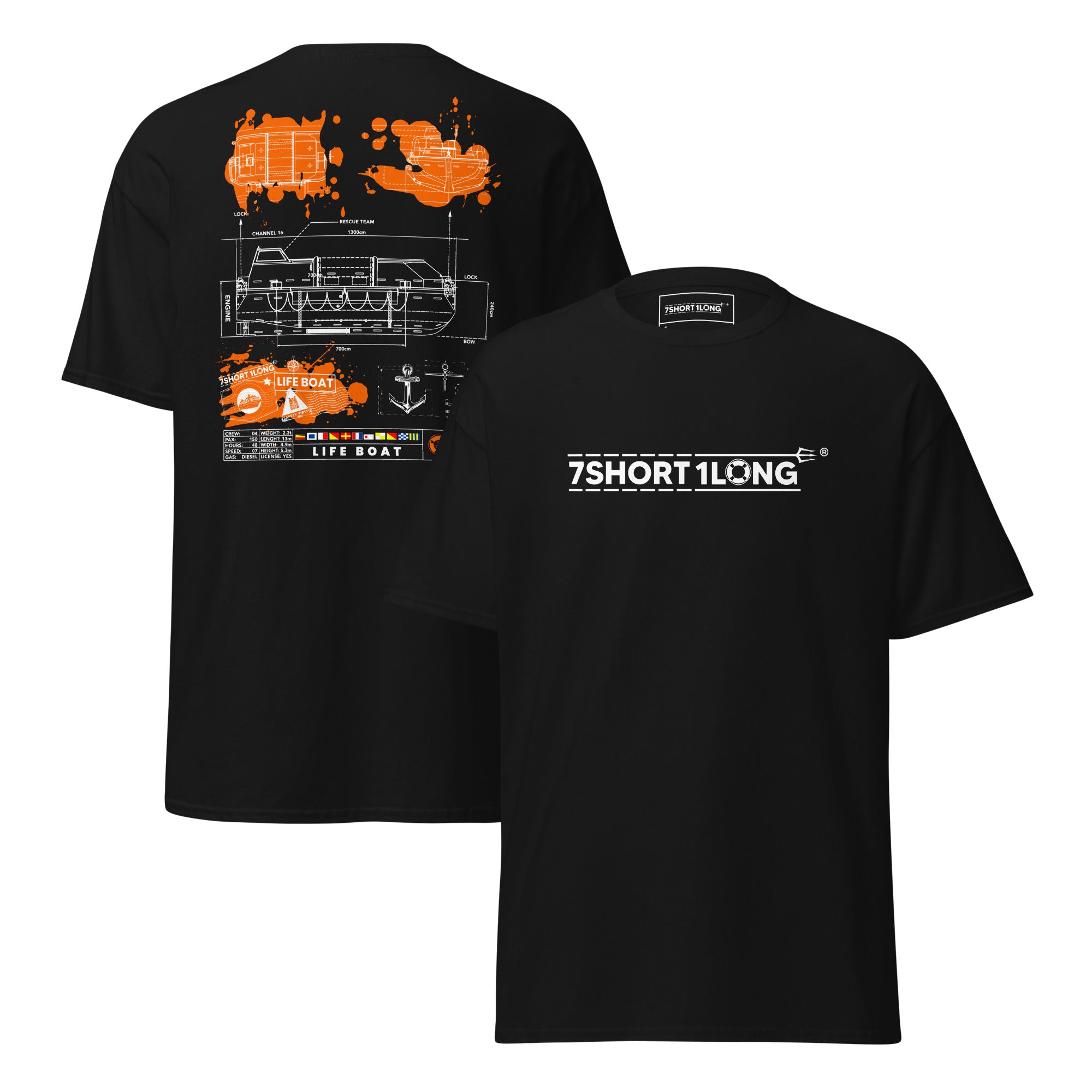 Lifeboat Nautical T-Shirt Seafarer Survival Design Image secondaire du produit