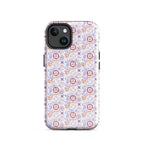 Glossy Coast Guard Nautical iPhone MagSafe case by 7SHORT1LONG® for iPhone 14, featuring a durable, marine-inspired design.