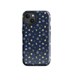 Phone case with safety at sea nautical pattern life raft, life ring