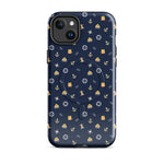 Phone case with safety at sea nautical pattern life raft, life ring