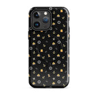 Phone case with a pattern of solas symbols