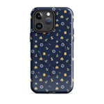 Phone case with safety at sea nautical pattern life raft, life ring