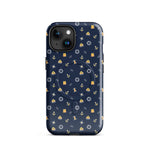 Phone case with safety at sea nautical pattern life raft, life ring