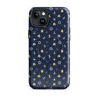 Phone case with safety at sea nautical pattern life raft, life ring