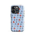 Baby octopus iPhone case by 7SHORT1LONG® featuring a cute ocean-themed design on a glossy MagSafe-compatible iPhone 15 Pro case.