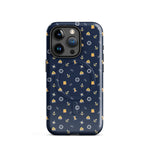 Phone case with safety at sea nautical pattern life raft, life ring