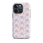 Glossy Coast Guard Nautical iPhone MagSafe case by 7SHORT1LONG® fits iPhone 15 Pro Max with a rugged, marine-inspired design.