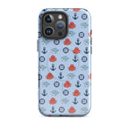 Cute baby octopus design on 7SHORT1LONG® MagSafe tough iPhone case for iPhone 16 Pro Max, glossy ocean-themed phone protection.