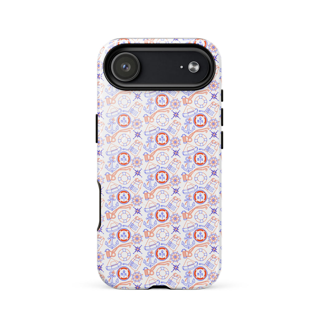 7SHORT1LONG Coast Guard Nautical iPhone MagSafe case with glossy finish and rugged design for iPhone 17 Air.