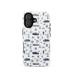 Glossy MagSafe tough case for iPhone 17 featuring the Container Ship Seafarer design by 7SHORT1LONG®.