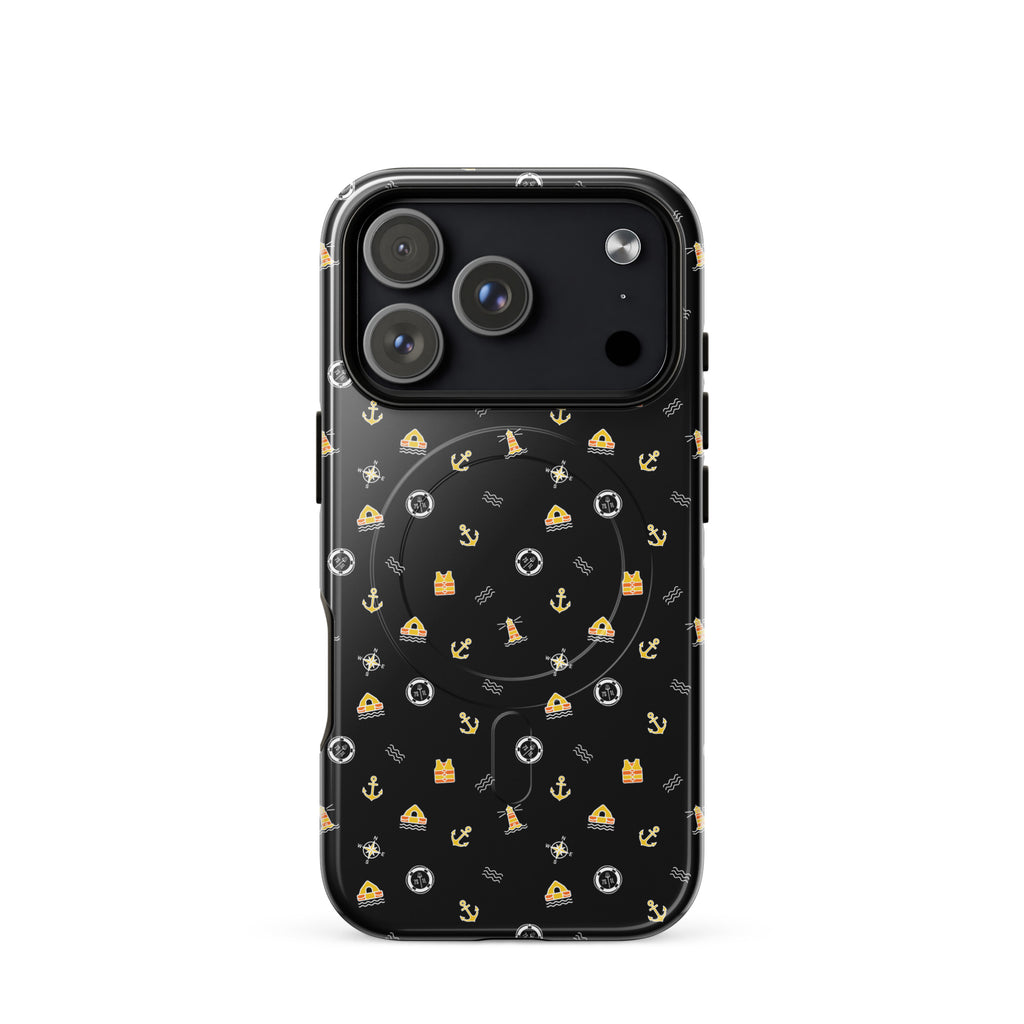 Phone case with a pattern of solas symbols