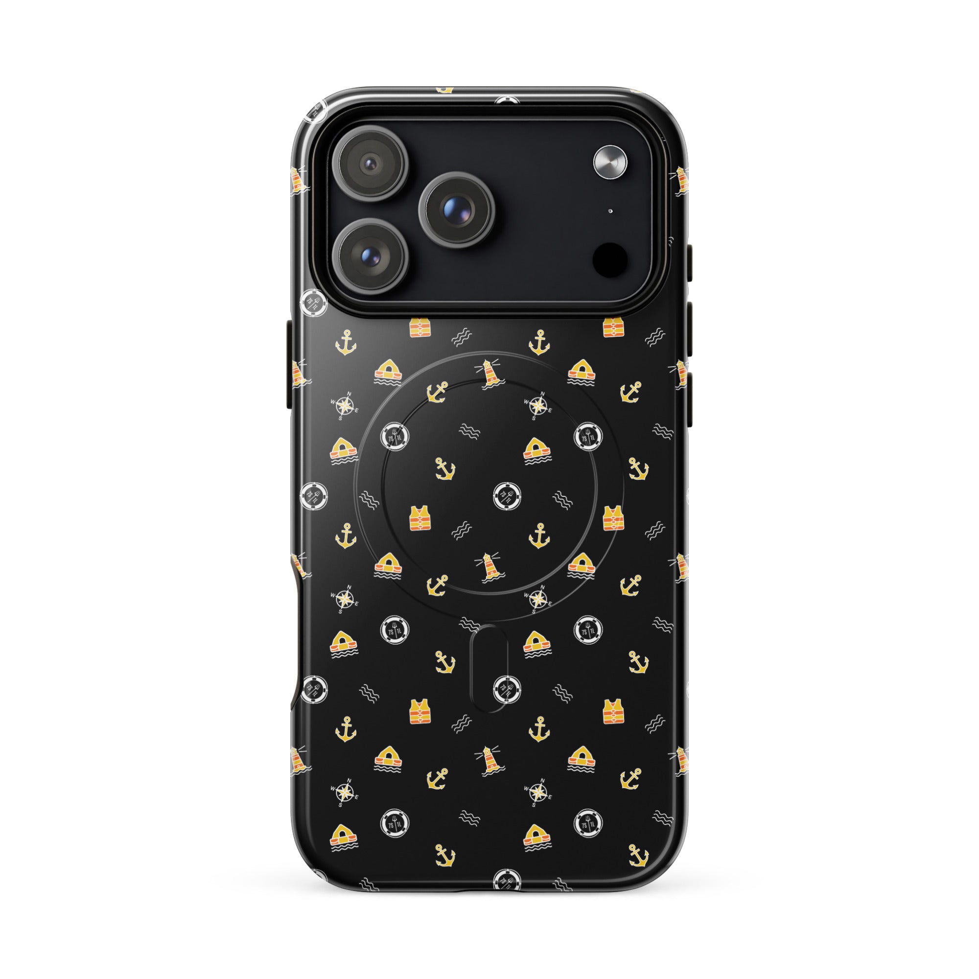 Phone case with a pattern of solas symbols Main image