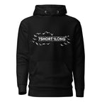 Open Ocean Maritime Hoodie by 7SHORT1LONG® featuring seagull and ocean bird print on soft fabric for a nautical look.