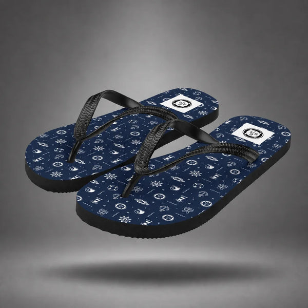 Nautical Icon Flip Flops Marine Lifestyle Sandals