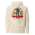 Nautical Galley Department Crew Hoodie by 7SHORT1LONG®, navy blue with crew neck and logo print, casual maritime style.