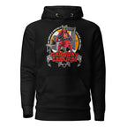 Nautical-themed Samurai Ship Security hoodie by 7SHORT1LONG® featuring a maritime design and streetwear style.