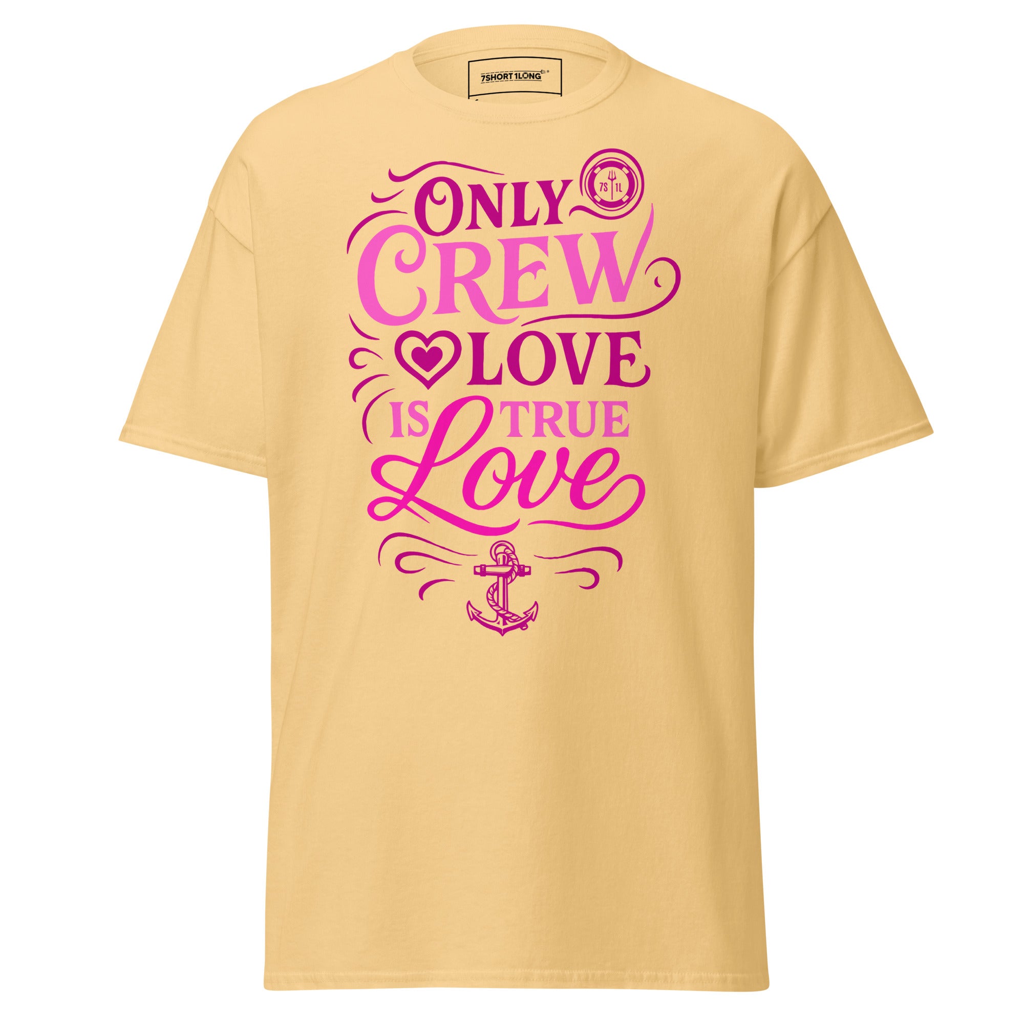 nautical typography shirt only crew love is true love sailor gift black graphic tee
