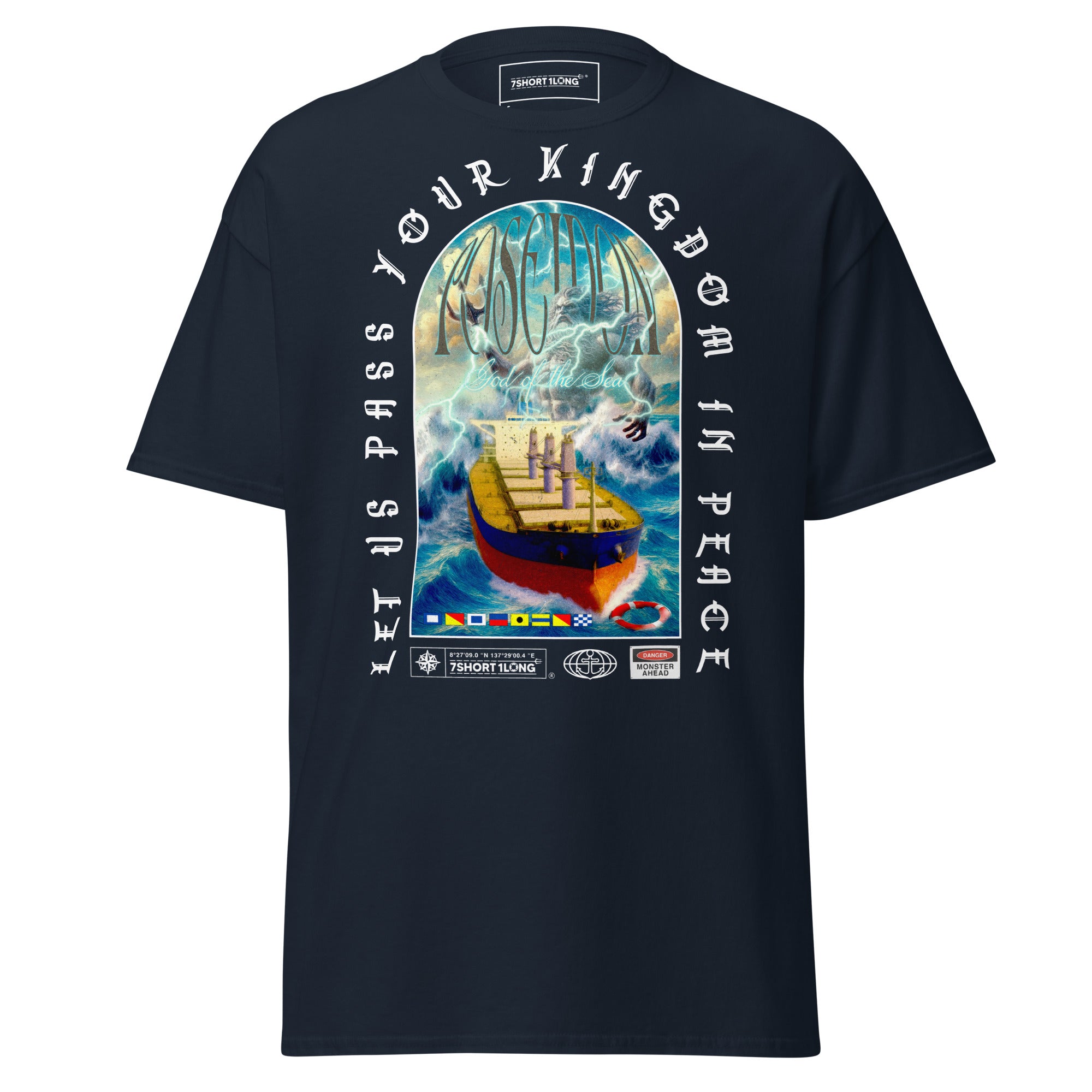 Poseidon T-Shirt Greek God Bulk Carrier Design Zweitbild