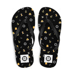 Maritime Lifestyle Flip Flops Anchor & Compass Design