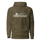 Maritime hoodie by 7SHORT1LONG® featuring a seafarer design and nautical rope pattern on a casual crewneck hoodie.