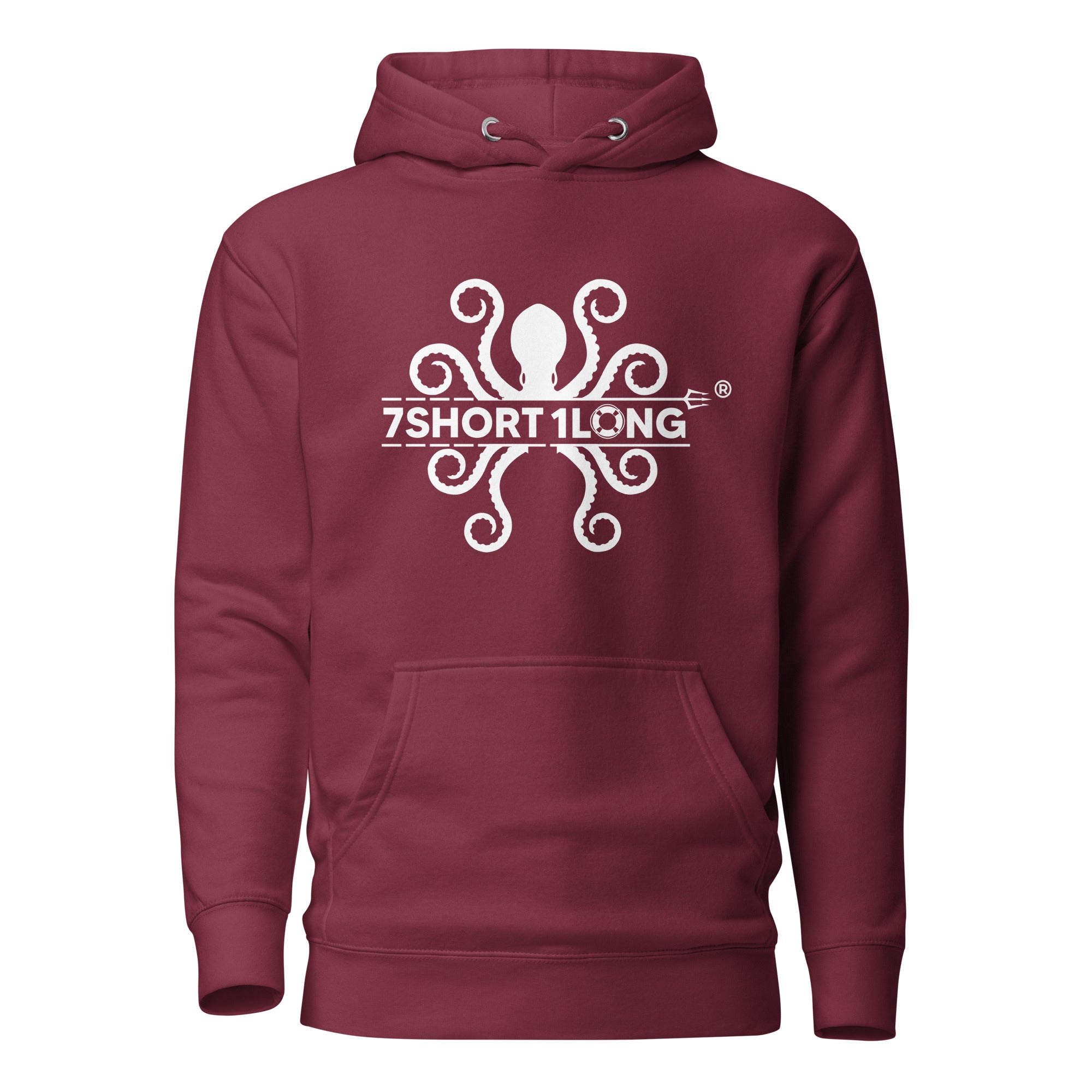 7SHORT1LONG® Kraken Maritime Seafarer Hoodie featuring a bold Kraken graphic, cozy fit, and maritime-inspired design.
