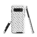 Samsung Phone case with a black and white maritime pattern 