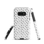 Samsung Phone case with a black and white maritime pattern 