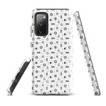 Samsung Phone case with a black and white maritime pattern 