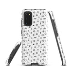 Samsung Phone case with a black and white maritime pattern 